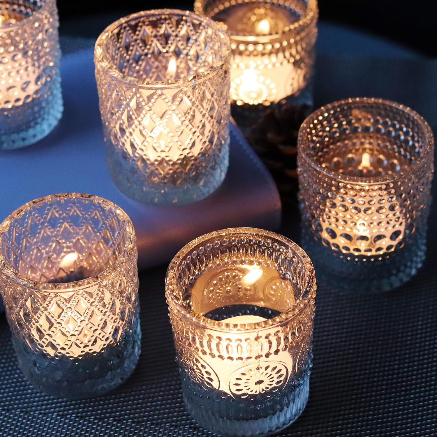 Clear Glass Votive Candle Hold - Home Decor Free Images recension och pris