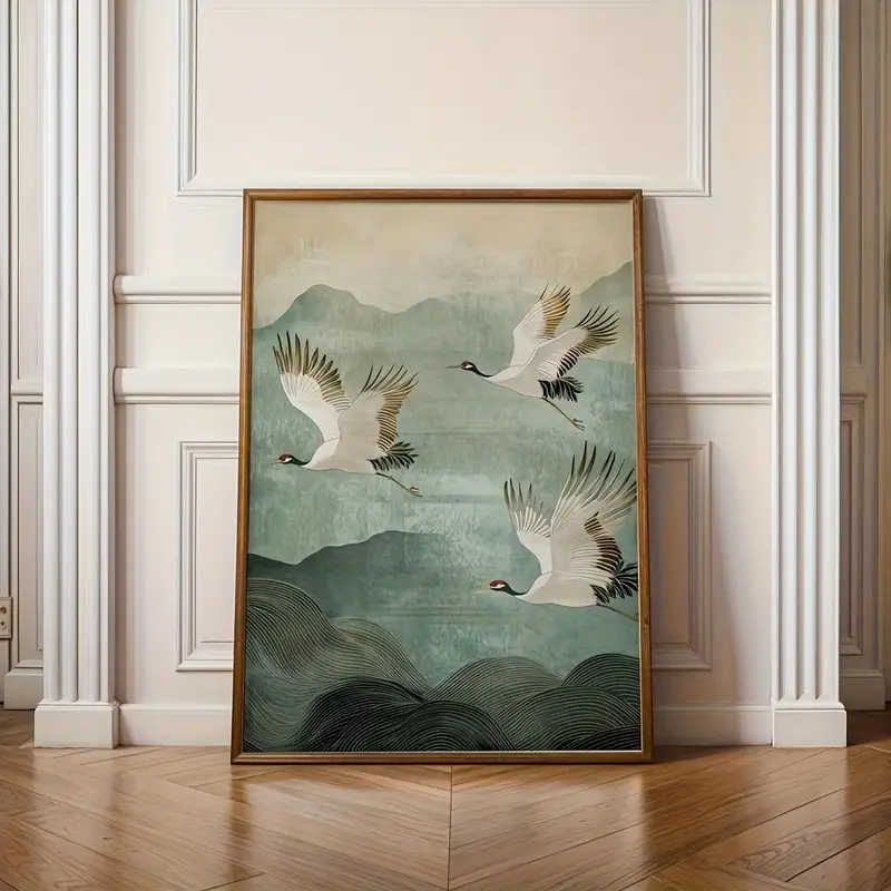 1pcs White Crane Flying Mounta - Home Decor Disney recension och pris